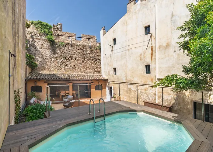 In A 14th-century House With Pool In Tossa *
